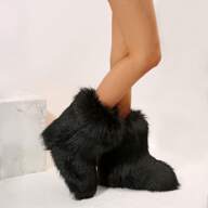 Stylish Personalized Winter Boots For Women - Cute Spicy Girl Boots With Warmth And Comfort - Mid-Length Snow Boots