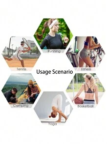 4pcs 2-Inch Wide Women Simplistic Yoga Sports Headbands, Non-Slip, Moisture Wicking Stretchy, Soft Fabric Material, Suitable For Yoga, Running, Gym And Other Sports & Leisure, Gym, Hairband Fall Winter Hair Band Hair Accessories For Women For Vacation Outfits Woman Elegant Scarf Women Bandana Soft Headwrap - Black - View 4