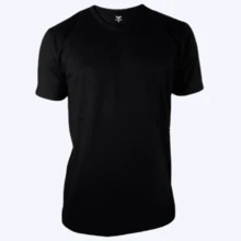 Kit 3 Men's Basic Plain T-Shirt 100% Cotton Workout Gym - Multicolor - View 1