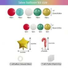 Bộ bóng trang trí Giáng sinh 88PCS 51PCS Bộ bóng hình cây thông Noel tạo không khí Giáng sinh - Nhiều màu - Xem 3