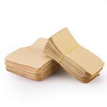100 Stück leere Umschläge aus braunem Kraftpapier, Samenbeutel, Samenbeutel-Aufbewahrungstasche, Weihnachten, Valentinstag