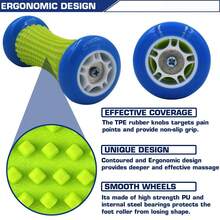 1pc Deep Tissue Foot Massager Roller - Ergonomic Arch Support, Soothing Foot Spa Experience, Relieves Leg & Hand Muscle Tension, Daily Use - Multicolor - View 6