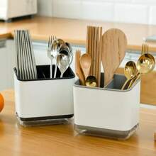 Razionalizza il tuo spazio: Organizer multifunzione e facile da pulire per le stoviglie da cucina - Elegante e resistente sistema di storage pensile per posate, cucchiai, bacchette e altro - multicolore - Visualizzare 13