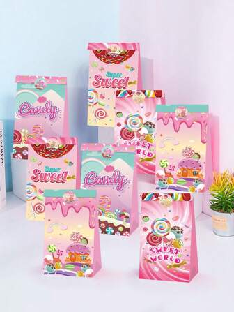 14pcs Birthday Party Celebration Gift Favor Bags, Christmas