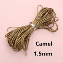 10 metros de cordón encerado de 1/1,5 mm de grosor, hilo, cuerda, correa para hacer manualidades, pulseras, collares y suministros de joyería DIY - cordón encerado - Ver 20