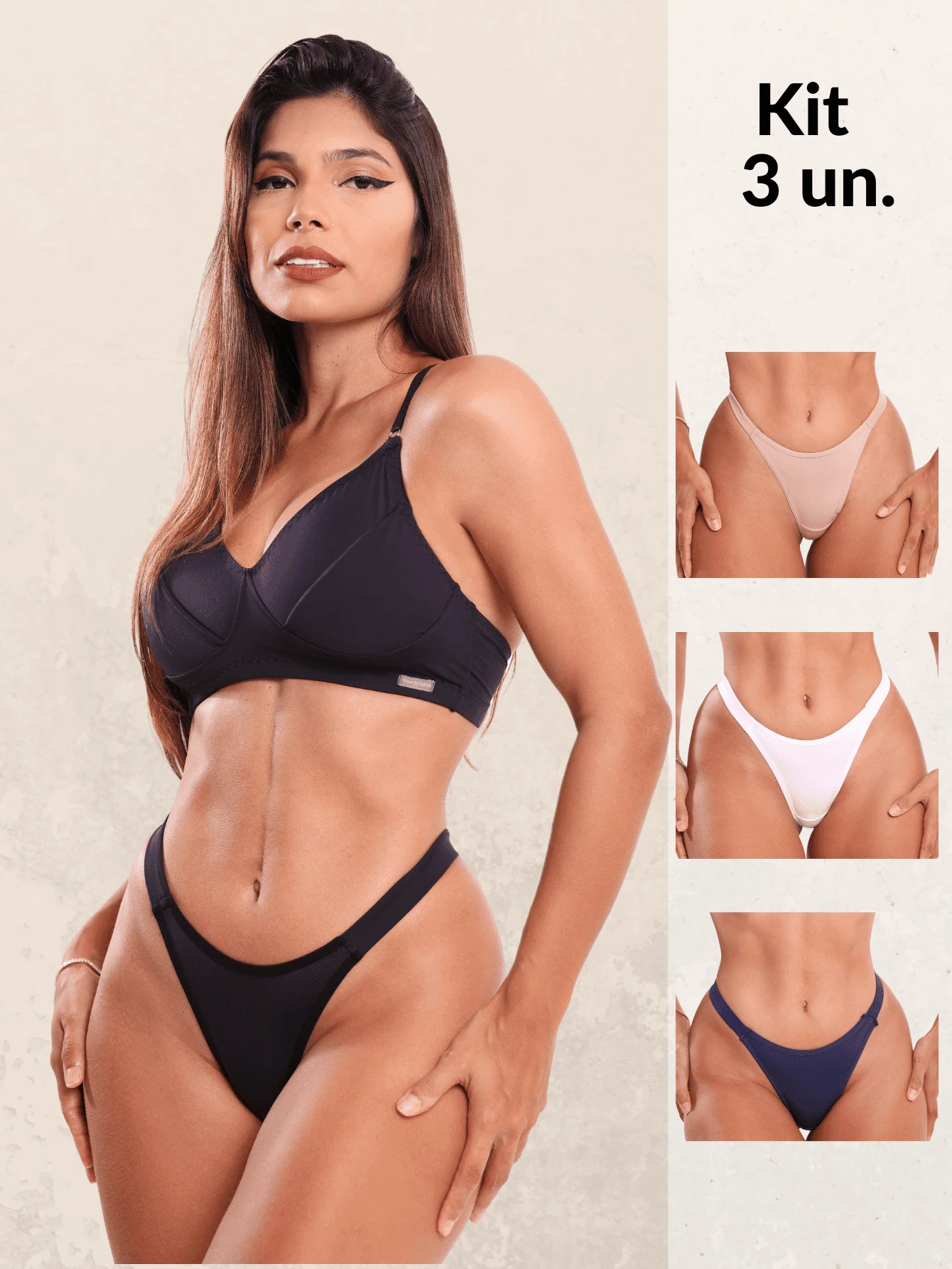 Women Thongs - 巧克力棕 - 查看 1