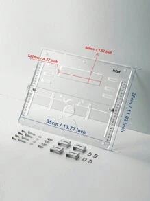 8mm Thick Acrylic Cutting Base Board For Scroll Saw, Adjustable Backing Plate Manual Tool - Acrylic - View 12