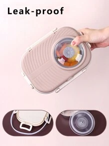 1 套 2 格/3 格 304 不锈钢 3 隔层保温午餐盒带汤碗，包括 1 个不锈钢勺子、筷子、防烫、防漏便当盒，适合学生和成人，午餐容器学校用品，圣诞礼物