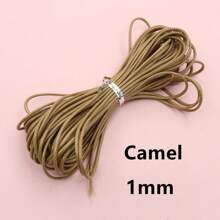 10 metros de cordón encerado de 1/1,5 mm de grosor, hilo, cuerda, correa para hacer manualidades, pulseras, collares y suministros de joyería DIY - cordón encerado - Ver 30