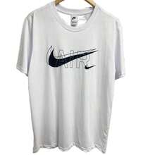 Nike Air Double Swoosh Tick T-Shirt - White - View 1
