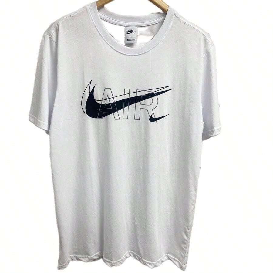 Nike Air Double Swoosh Tick T-Shirt - White - View 1