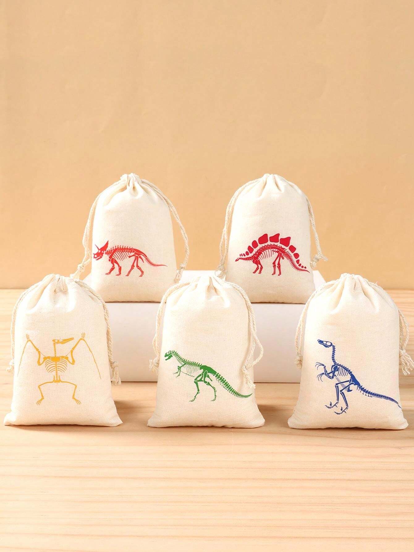 6pcs Farm Animal/Mermaid/Flamingo/Dinosaur Gift Bags, Gender Reveal