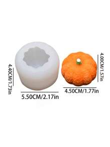 Khuôn silicon làm đế nến hình quả bí ngô, khuôn silicon hình lá phong, khuôn silicon hình quả bí ngô 3D để đúc nhựa Epoxy làm quà tặng nghệ thuật tự làm cho ngày lễ Tạ ơn trang trí nhà cửa - trắng - Xem 16