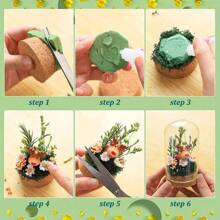 30 Confezioni da 15ml Vasetti In Vetro, Bottiglie In Vetro con Campana di Vetro per Decorazioni Bottiglie 3,8x2,8cm con Tappi in Sughero per Bomboniere Feste Progetti Artistici