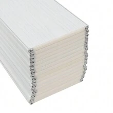 YUNRUX Wannenabdeckung faltbare Badewanne Abdeckung 75*170cm Wannenablage Wannenboard Ablage Badezimmer Dekoration Sommer Schulanfang - Weiss - Übersicht 9