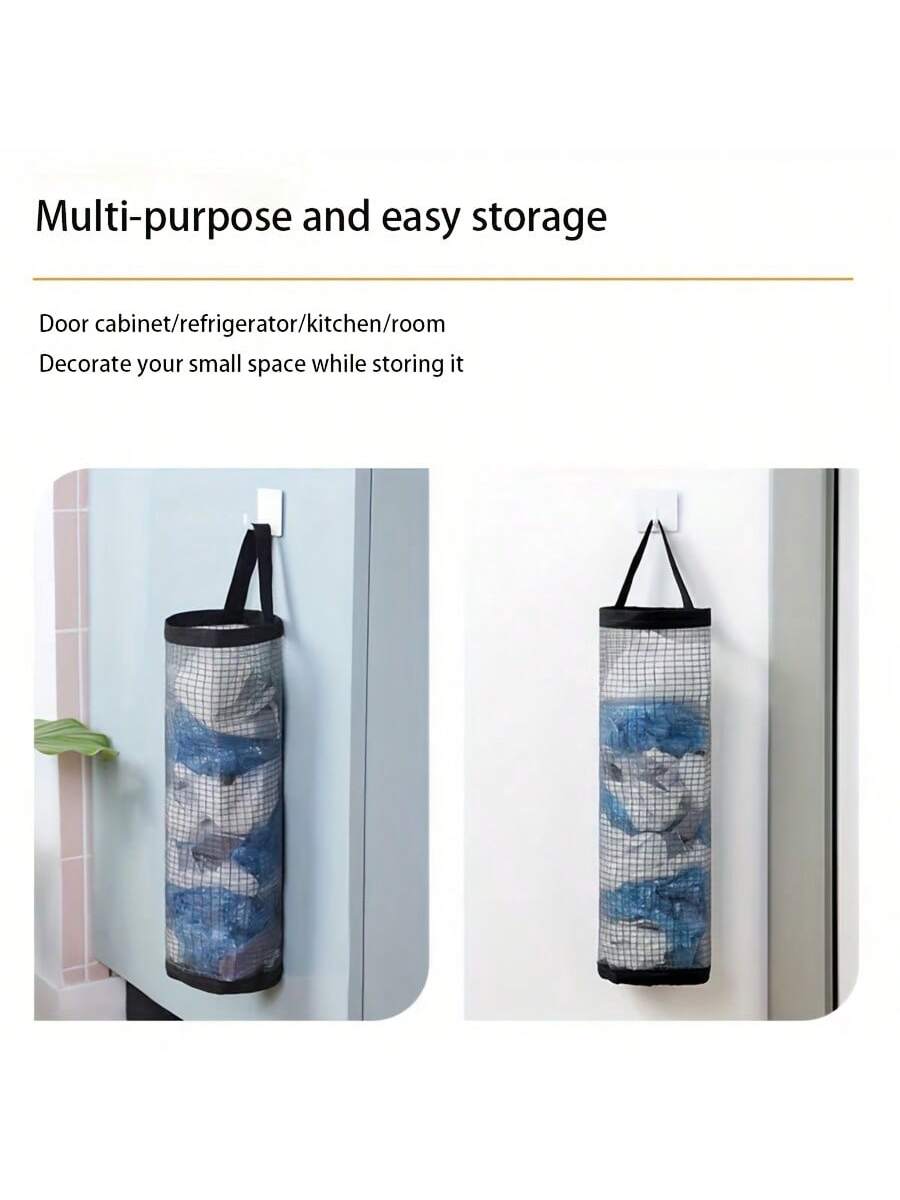 منظم أكياس بلاستيكية حامل أكياس البقالة والقمامة م...