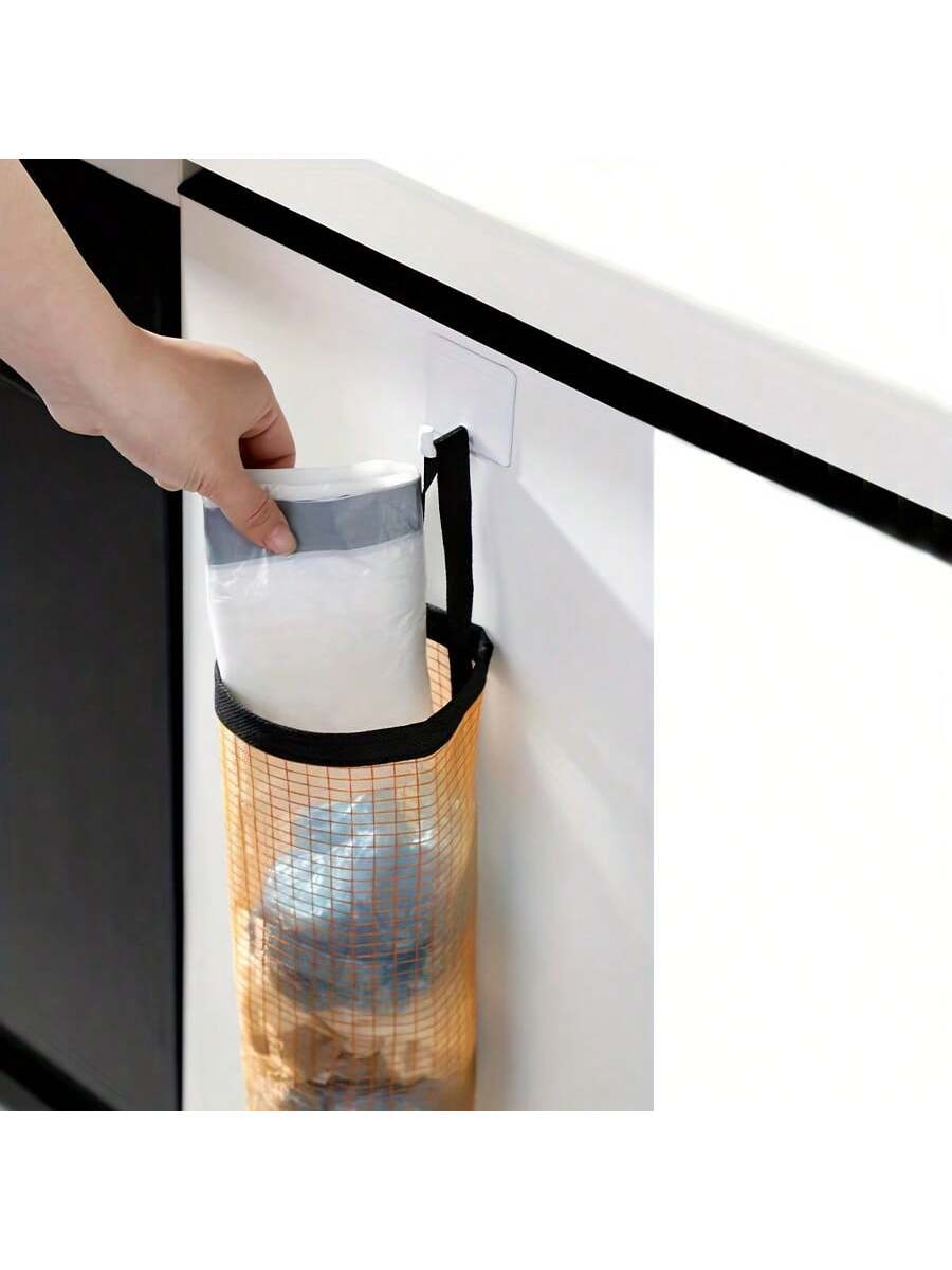 منظم أكياس بلاستيكية حامل أكياس البقالة والقمامة م...