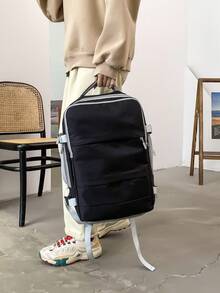 1 件儿童/成人户外旅行背包旅行健身包迷你行李袋女士男士儿童圣诞礼物必备度假海滩夏季防水轻便大容量便携配件 - 彩色 - 查看 5