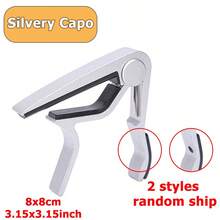 Bộ 14 phụ kiện đàn guitar ABS sáng tạo hợp kim nhôm Capo đàn guitar dây đeo đàn guitar có thể điều chỉnh Straplook hộp đựng đàn Bass Ukulele phụ kiện - Nhiều màu - Xem 31