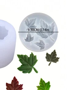 Khuôn silicon làm đế nến hình quả bí ngô, khuôn silicon hình lá phong, khuôn silicon hình quả bí ngô 3D để đúc nhựa Epoxy làm quà tặng nghệ thuật tự làm cho ngày lễ Tạ ơn trang trí nhà cửa - trắng - Xem 12