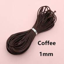 10 metros de cordón encerado de 1/1,5 mm de grosor, hilo, cuerda, correa para hacer manualidades, pulseras, collares y suministros de joyería DIY - cordón encerado - Ver 11
