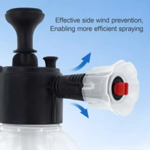 2L Hand Pump Foam Sprayer Hand Pneumatic Foam Cannon Snow Foam Car Wash Spray+ Perfume Perfume Accessories,Kitchen - White - View 7