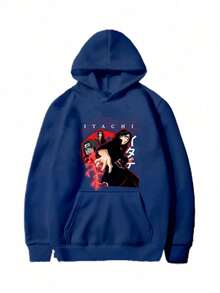 Itchi Uchiha Sweatshirt 100% Cotton Unisex Winter Fashion Launch - Fast Shipping - Màu xanh hải quân - Xem 1