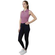 Hy Womens/Ladies Synergy Polo Shirt (Grape) - Purple - View 2