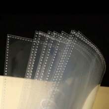 10 张 A4 Kpop 照片卡活页夹多个口袋套 PP 无酸相册补充页卡片印章模具珠宝收纳 - 透明 - 查看 6