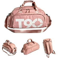 Balo thể thao Balo đeo chéo tập thể dục bóng đá Phòng tập thể dục chống thấm nước cho túi đựng đồ du lịch, túi đựng đồ trang điểm, túi đựng mỹ phẩm, túi đựng đồ đi nghỉ, túi đựng đồ trang điểm dung tích lớn, hộp đựng đồ trang điểm, đựng son môi, cọ, chăm sóc da, điện thoại di động, tiền xu, đồ dùng nhỏ, dùng cho gia đình, quà tặng, kỳ nghỉ và lễ hội Halloween Giáng sinh Đa chức năng sử dụng - Hồng - Xem 2