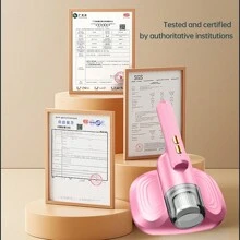 New Yangzi Mite Eliminator Handheld Blue Light Double Beat Mite Eliminator Smallwireless Portable Bed Home Insect Eliminator Vacuum Cleaner 1 - Mite control instrument multicolor - View 4