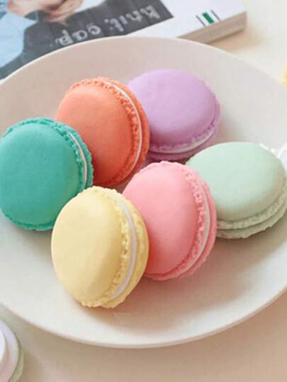 Cute Macaron Shaped Multi-Functional Jewelry Box, Trinket Box, Ring Holder, Earring Holder, Pill Box, Miniature Storage Box
