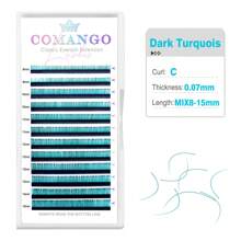 Comango New Gradient Pink Blue Purple 0.07 Mix8-15mm Color Eyelash Extension Individual Faux Mink Ombre False Eye Colored Lashes Lash Clusters, Eyelash Clusters, Individual Eyelashes, Lashes, Fake Lashes - Multicolor - View 12