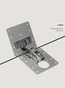 4/8/10/12/16pcs Stainless Steel Hinges (With Screws), Cabinet Hinge Repair Kit, Cupboard Hinge Repair Plate, Fixed Bracket Hinge, Door Hinge, Easy To Fix Cabinet Door With Flat Bracket And Screw Holes