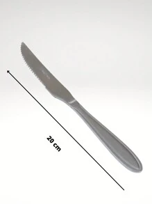 Stainless Steel Knife Cutlery Set 12 Pieces Continental Line Brand Fratelli Table - Bar / Restaurant - Home - 銀色 - 查看 4