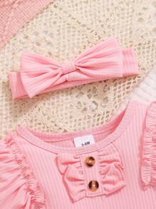 New Autumn And Winter Baby Girls Baby Outing Wear Bow Cap Sleeve Long Sleeve Bodysuit + Cute Pants Skirt Three-Piece Set