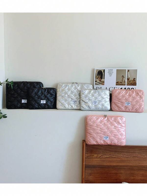 1 pieza Funda para portátil de 11", 13-14" de colores múltiples con un lindo diseño de mariposas de París, bolso para portátil/computadora/hombro con estilo Ins/Y75k, portátil, para mujer/hombre/niña/niño, lindo, impermeable, a prueba de golpes/resistente al agua, ligero, portátil, sencillo, con compartimento para computadora, gran capacidad, para la escuela, la oficina, las damas, el trabajo, el ir y venir, multifuncional