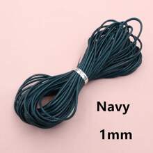10 metros de cordón encerado de 1/1,5 mm de grosor, hilo, cuerda, correa para hacer manualidades, pulseras, collares y suministros de joyería DIY - cordón encerado - Ver 38