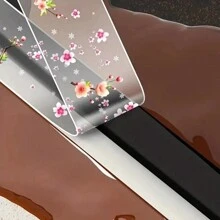 1pc Transparent Printed Mold-Proof Waterproof Tape, 3m Long, For Filling Gaps Of Kitchen Stove, Bathroom Toilet, Wall Corner Or Baseboard