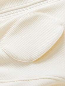 mini bala Áo khoác thời trang cho bé trai và bé gái dáng rộng tay cánh dơi thời trang cho bé trai mặc thường ngày - trắng - Xem 5