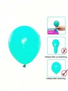 5-200pcs 5/10/12/18 Inch Mixed Color Latex Balloons, Helium Balloons For Party, Birthday, Wedding, Anniversary Decoration, Arch, Wreath, Rainbow Background - Normal Mixed - View 5