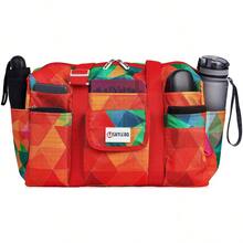 1 个护士包有 21 个口袋。医用包大且防水。可用作实用手提包、尿布包、日常工作包 - 彩色 - 查看 3