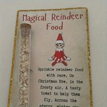 3 sets de tubes d'aliments pour rennes de Noël, obstacles de neige du Père Noël, barres de rennes magiques, articles de remplissage de boîte de veille de Noël - Multicolore - Voir 5