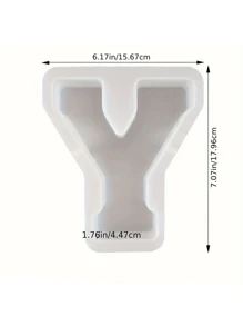 7inch Large Letter Mold For Resin, 26 Capital Letter Alphabet Epoxy Molds, A-Z Thick Resin Letter Molds For Making Letters, DIY Crystal Silicone Mold, 3D DIY Crystal Word Sign Mold For Party Home Decor - White - View 22