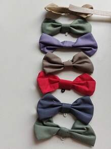 KIMOCAT 2pcs Young Boy Gentleman Formal Outfit, Long Sleeve White Shirt And Bib Pants