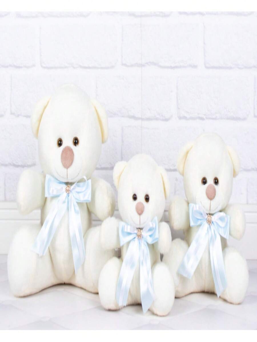 Smaller Trio Of Bears Tedde Classic Plush Straw Boy - 15/18/22 - Màu xanh lam - Xem 1