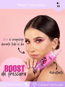 Duo Primer And Fixer Pink Up For Refreshing Makeup Fixer Hydrates And Refreshes - Clear - View 3