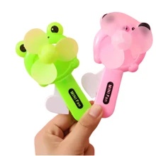 5 Piezas Ventilador Portátil Pequeño En Forma Figuras Animadas Ventilador De Mano - Multicolor - Ver 5