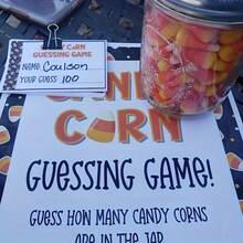 Candy Corn Guessing Game, Halloween Party Game, Halloween Game Tags - Multicolor - View 4