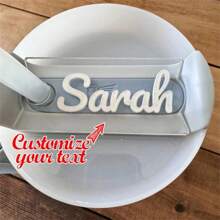 1pc Clear Nameplate Tag For  40oz Cup, Clear DIY Cup Water Bottle Accessories,Gift For Best Friend, Mother's Day,Gift For Her,Father's Day, Valentine't Day - Transparent White and Black - View 1